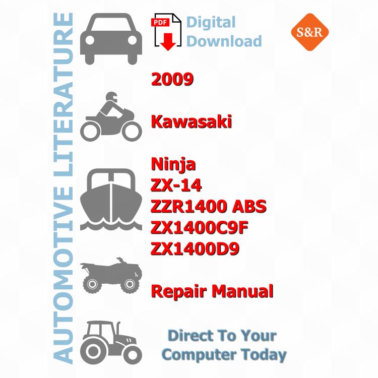 Kawasaki Ninja ZX-14 2009 Service Manual Repair, Workshop Factory