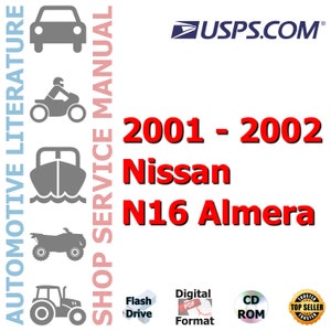 2001 2002 Nissan N16 Almera Complete Repair Service Manual