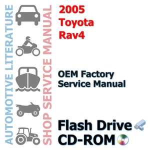 2005 Toyota Rav4 Electrical Wiring Diagrams Complete Workshop Repair Service Shop Manual