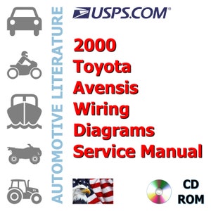 2000 Toyota Avensis Wiring Diagrams Complete Service Manual