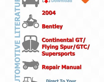 Bentley Flying Spur 2004 Service Manual Repair, Workshop Factory Manual, DIY Guide Maintenance, Instant Download PDF - English Language