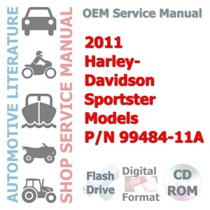 2011 Harley-Davidson Sportster Models P/N 99484-11A Complete Service Manual