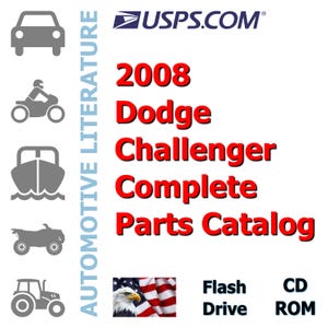 2008 Dodge Challenger Complete Workshop Parts Catalog