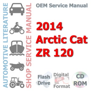 Manual de servicio completo del Arctic Cat ZR 120 2014