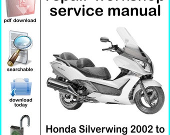 Honda Silverwing 2002-2013 Service Manual