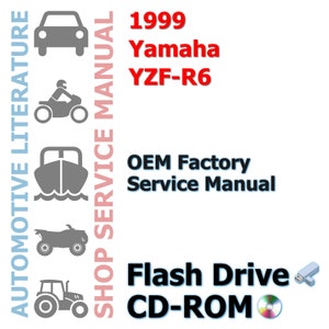 1999 Yamaha YZF-R6 Complete Workshop Repair Service Shop Manual