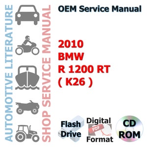 2010 BMW R 1200 RT ( K26 ) Komplett Werkstatt Reparatur Service Werkstatt Handbuch