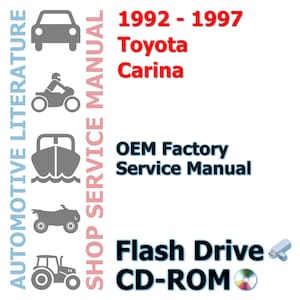 1992 1993 1994 1995 1996 1997 Toyota Carina Complete Workshop Repair Service Shop Manual
