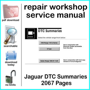 Jaguar DTC Summaries 2067 Seiten