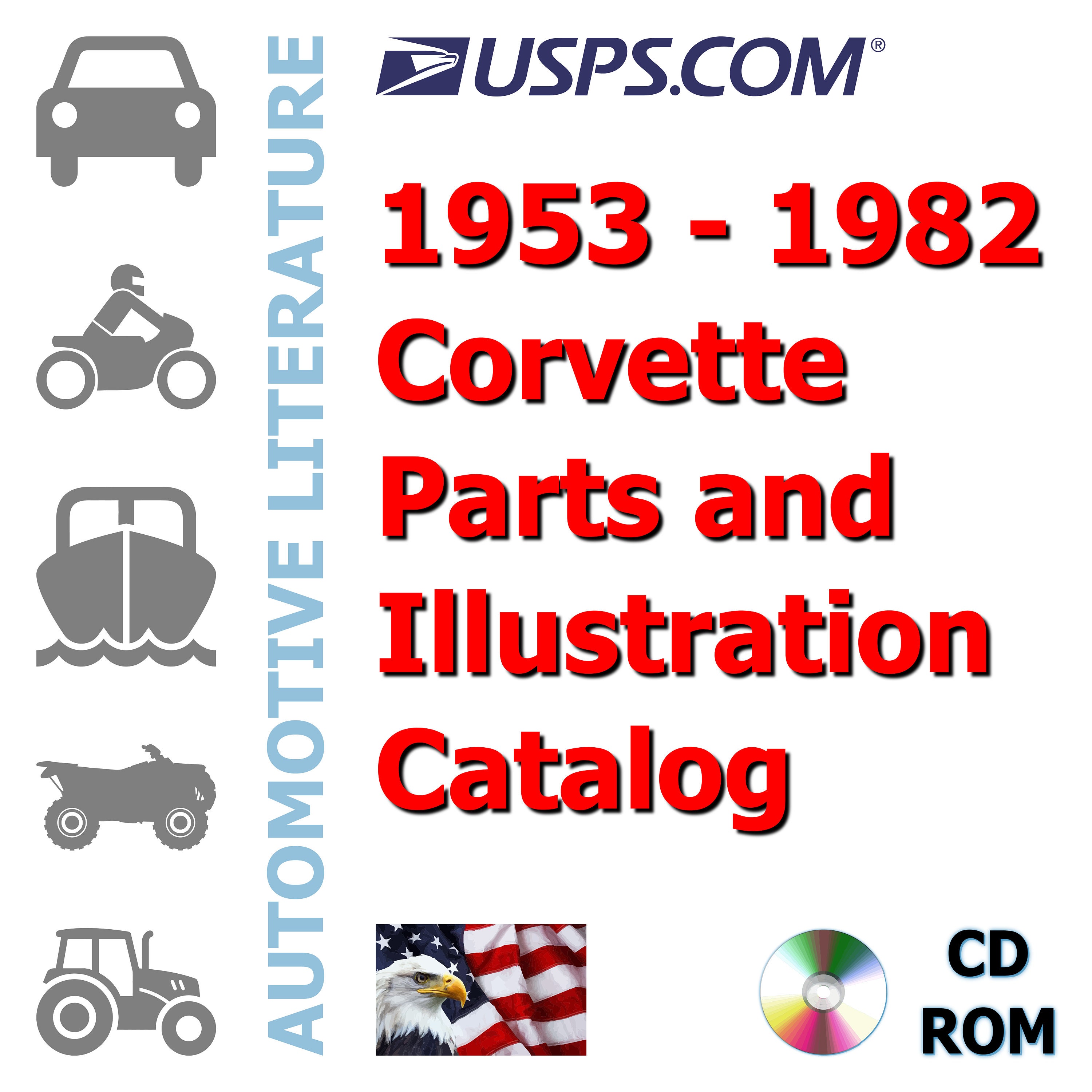 1953 1982 Corvette Parts and Illustration Catalog Etsy