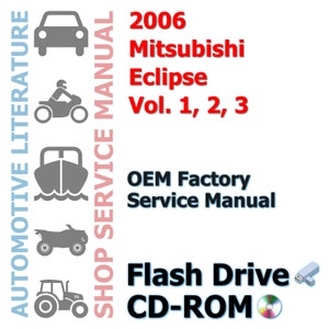2000 - 2006 Mitsubishi Eclipse Complete Service Manual