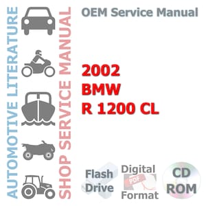 2002 BMW R 1200 CL Werks komplett Werkstatt Reparatur Service Werkstatt Handbuch