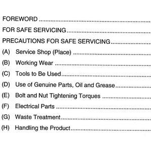 Komatsu Diesel Engine 4D98, 4D106, S4D106 Series Repair Manual