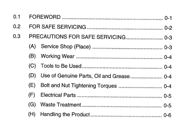 Komatsu Diesel Engine 4D98, 4D106, S4D106 Series Repair Manual