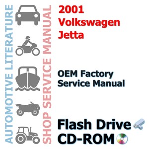 2001 Volkswagen Jetta Factory Complete Workshop Repair Service Shop Manual