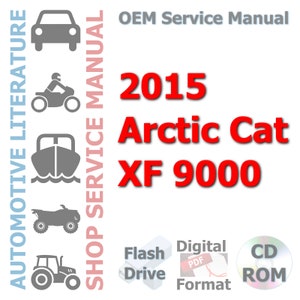 Manual de servicio completo del Arctic Cat XF 9000 2015