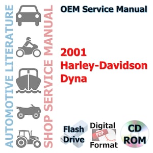 2001 Harley-Davidson Dyna Factory Complete Workshop Repair Service Shop Manual