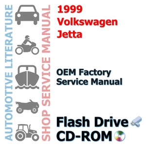 1999 Volkswagen Jetta Factory Complete Workshop Repair Service Shop Manual