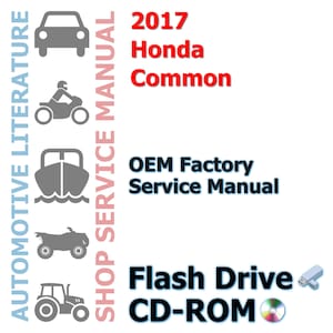 Kompletna instrukcja serwisowa Hondy Common z 2017 r.