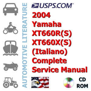 2004 Yamaha FZ6-SS / SSC P/N LIT-11616-17-50 Italian Complete Workshop Repair Service Shop Manual