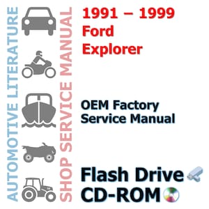 Ford Explorer 1991−1999 Repair Shop Service Maintenance Manual 1118 Pages