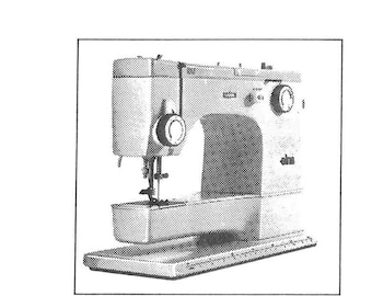 Manual de servicio de la Elna Super 62C, máquinas de las series ec, zz, sp, st, su y tsp. Manual de reparación original.