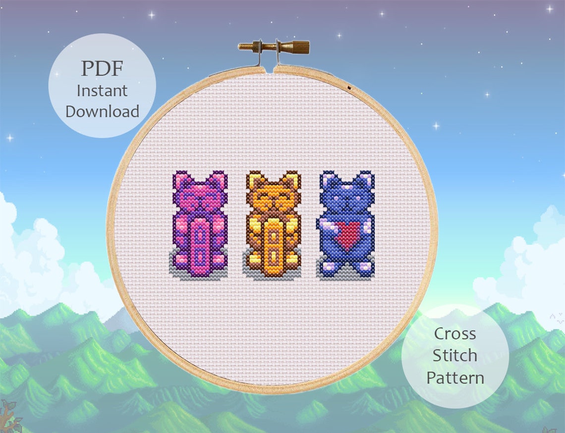 Stardew Valley Perfection Statue Endless Fortune True Perfection Cross