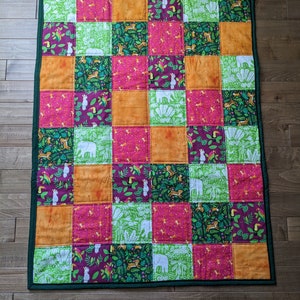 Jungle Baby Crib Quilt