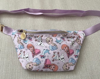 Purple NEW Magical Pretty Winter Girls Nylon Fanny Pack