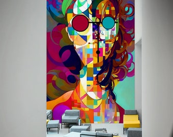 Fine Art Mural Limited Edition "SHE" by Digital Art Pioneer Steve Sherrell Custom Formatted; Vinyl HD or SmartStick