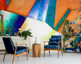 Fine Art Mural "Old Paper Variation 9" 2021 by Digital Art Pioneer Steve Sherrell Custom Formatted; Vinyl HD - Chic, Modern, Unique, Sexy