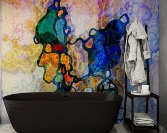 Fine Art Mural String Theory MashUp by Digital Art Pioneer Steve Sherrell Custom Formatted; Vinyl HD or SmartStick