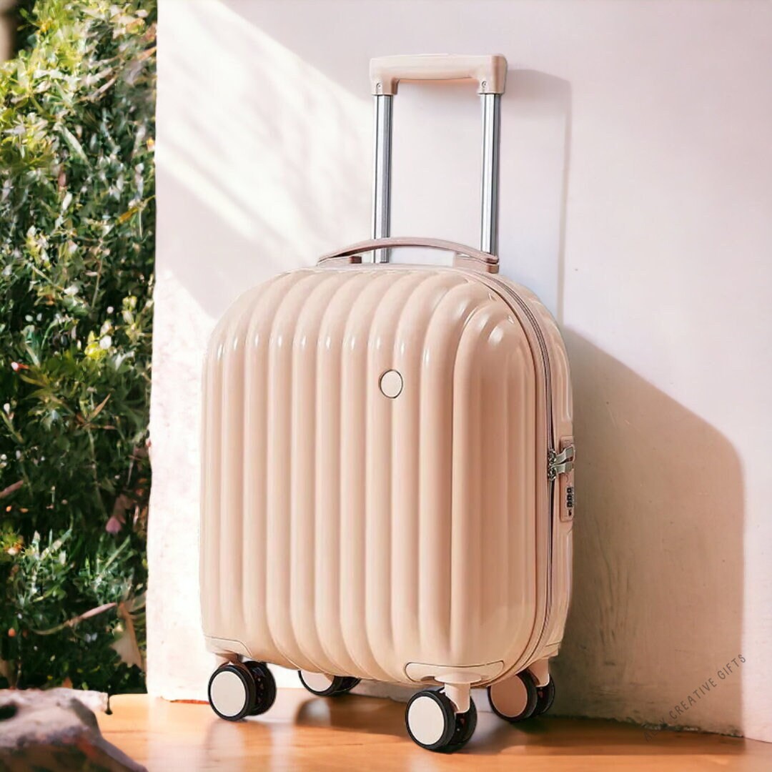 Carry on Luggage Unique Easy Rolling Travel Suitcase Etsy