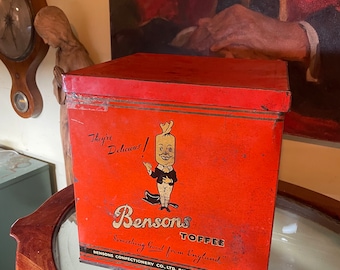 large bensons toffee tin