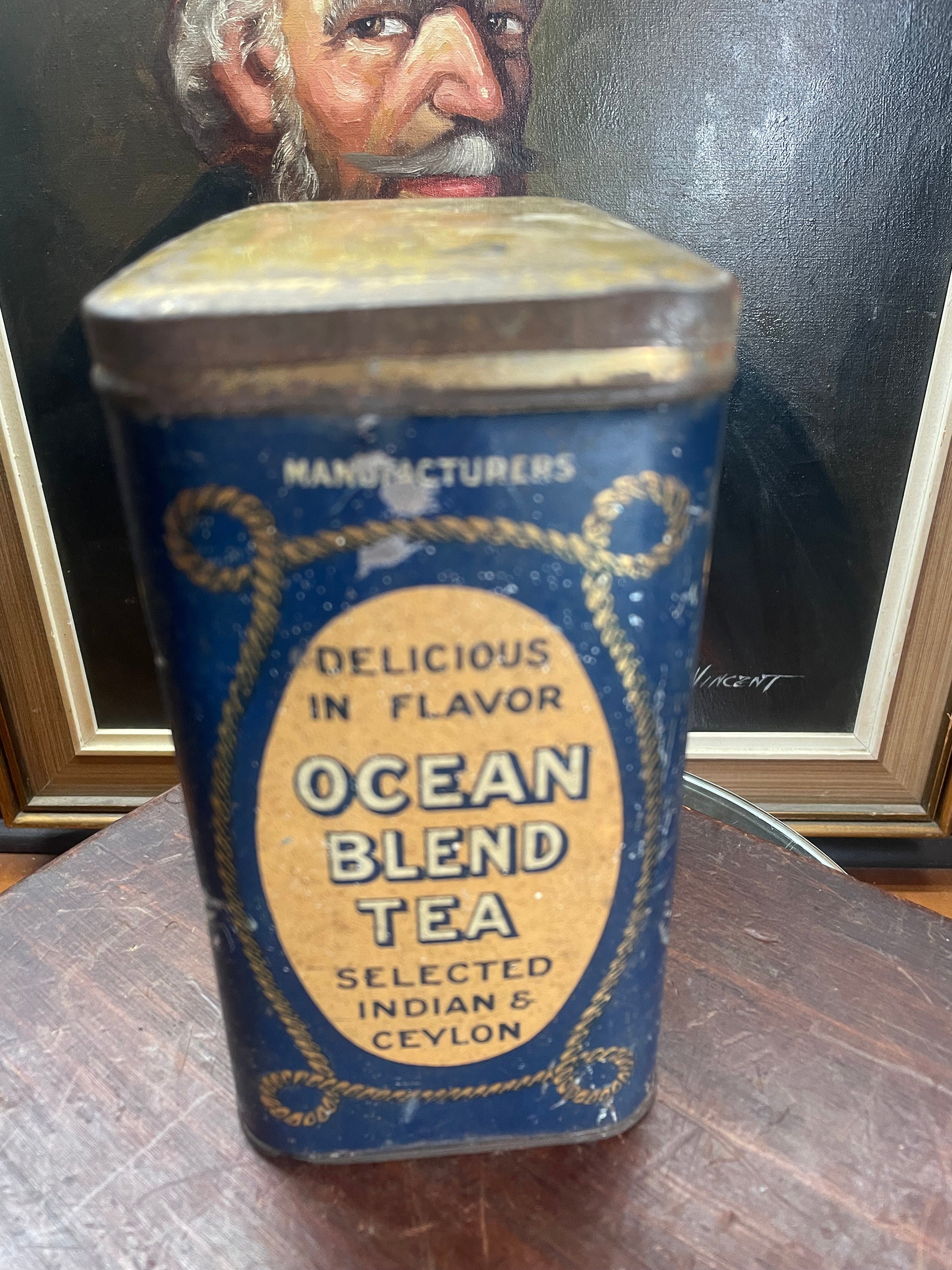 Ocean Blend Indian and Ceylon Tea Tin - Etsy