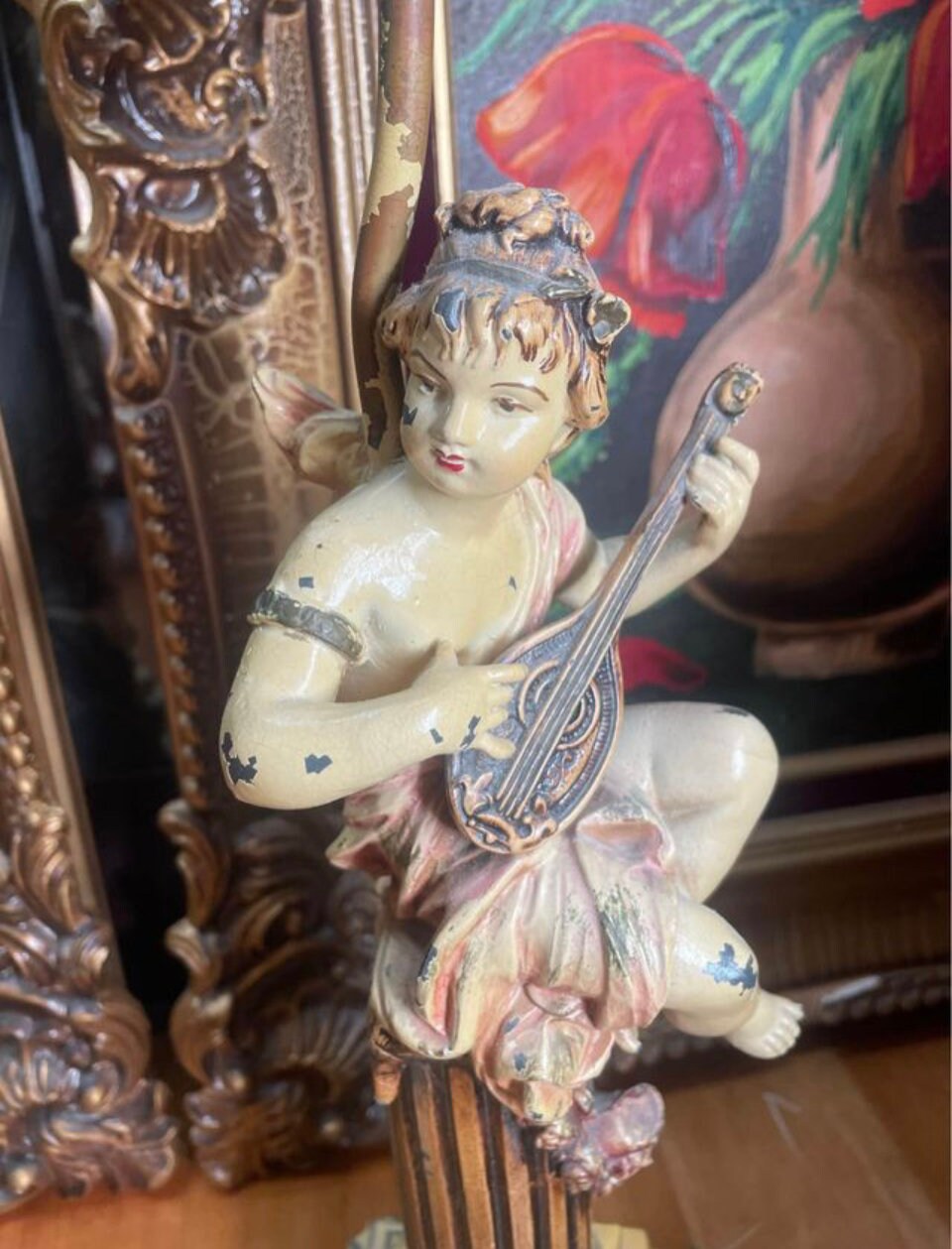 Antique Metal Lamps Etsy