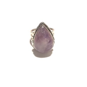 Pink Rainbow Moonstone Ring, 925 Sterling Silver, Moonstone (SR-10)