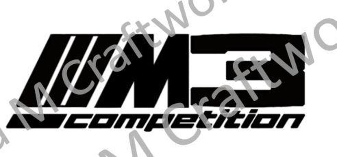M3 Competition Logo: Hand Drawn Vector File JPG, SVG (digital Download ...