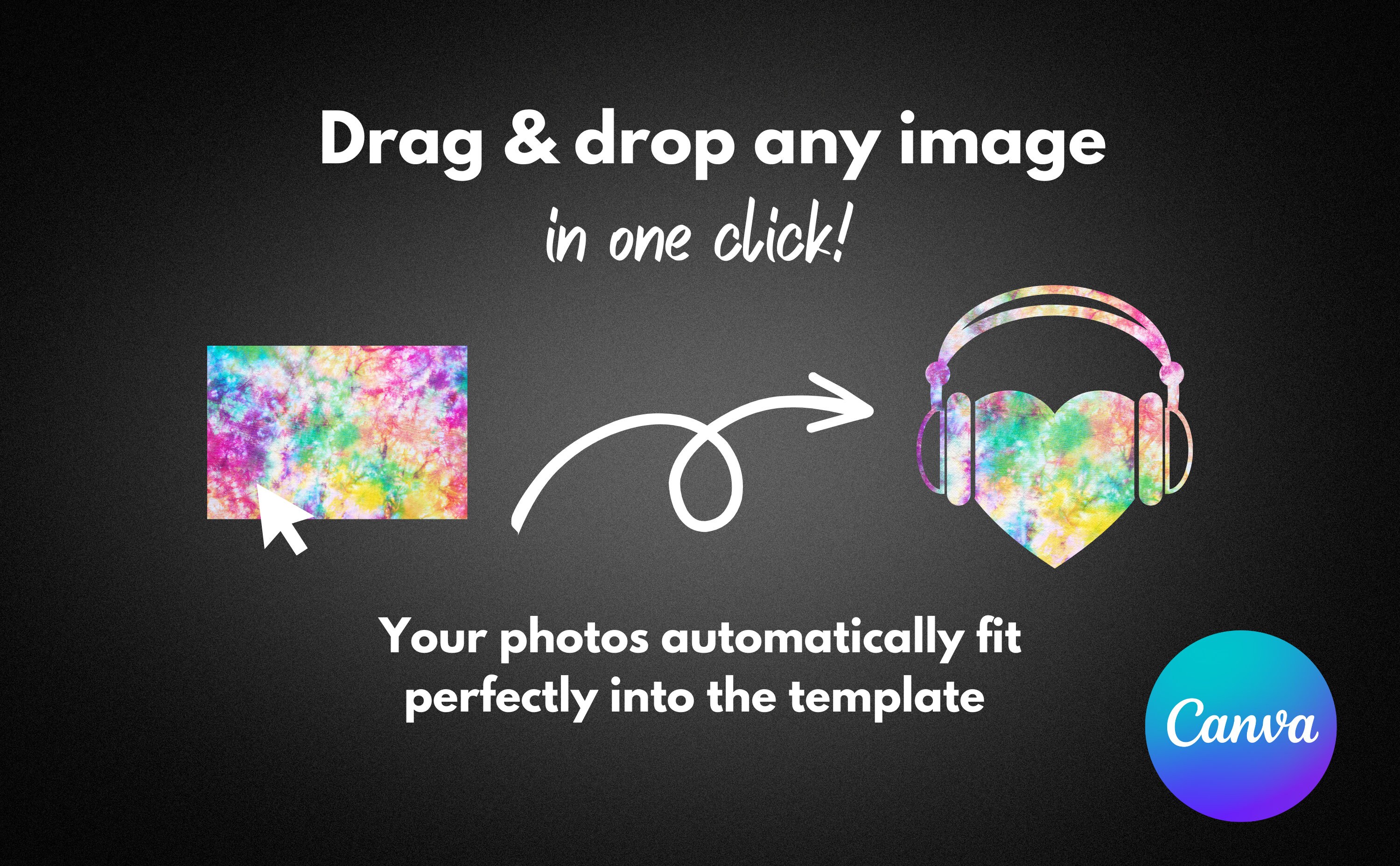 Hearts Canva Frames Template | Drag and Drop Photo PNG | Sublimation ...