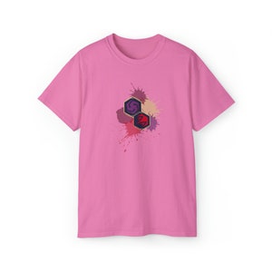 Lorcana Deck Combo Red/Purple Ink Splash | Design #2 | Unisex | Graphic T-Shirt | Disney | Lorcana | Graphic T