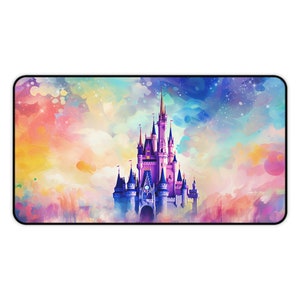 Lorcana Magical Castle #1 Playmat | Art Only | 12 X 22 | Castle #1 | Disney | Lorcana | Playmat | 4mm | Neoprene