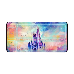 XL OVERSIZED Lorcana Magical Castle Playmat | 15.5in X 31in | Castle #1 | Disney | Lorcana | Playmat  | Playing Zones | XL | Oversized