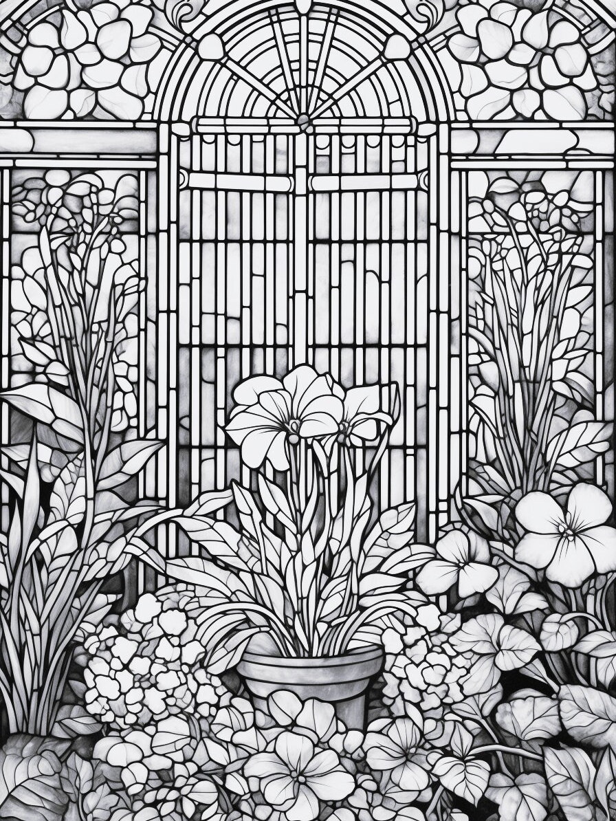 100+ Adult and Teen Coloring Pages: Gorgeous Gardens, Flowers and More ...