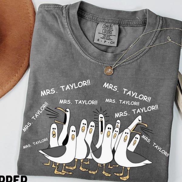 Comfort Colors® Custom Seagulls Teacher Shirt, Elementary Teacher, Funny Teacher Tee, Teacher Appreciation Gift, Funny Personalized Teacher