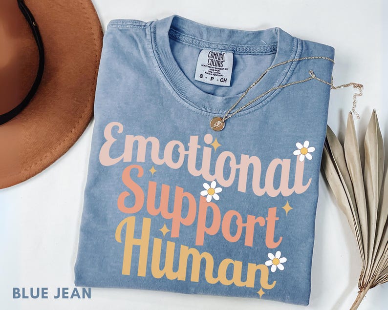 Emotional Support Human Shirt, Autism Support Shirt, Mental Health Shirt, Motivational Shirt, Inspirational Shirt, Psychology Gift Bild 6
