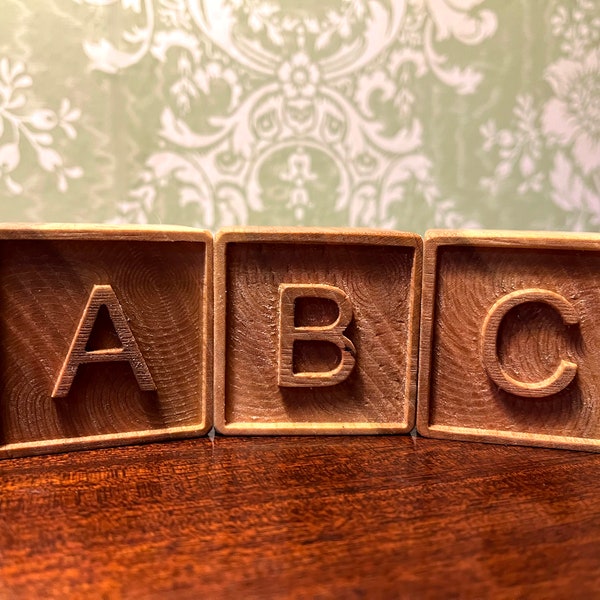 Wooden ABC Letter Blocks