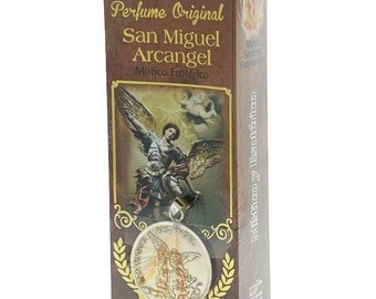 San Miguel Arcangel Perfume with Medallas