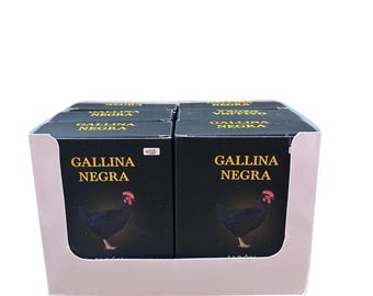 Soap Black Hen Pack of 6 /  Jabón Gallina Negra Pack de 6