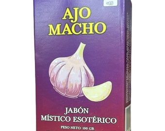 Ajo Macho Jabon Espiritual Mistico Esoterico 100 Gram Pack Of 6