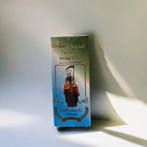 Santa Muerte Verde Perfume with Medallas image 2